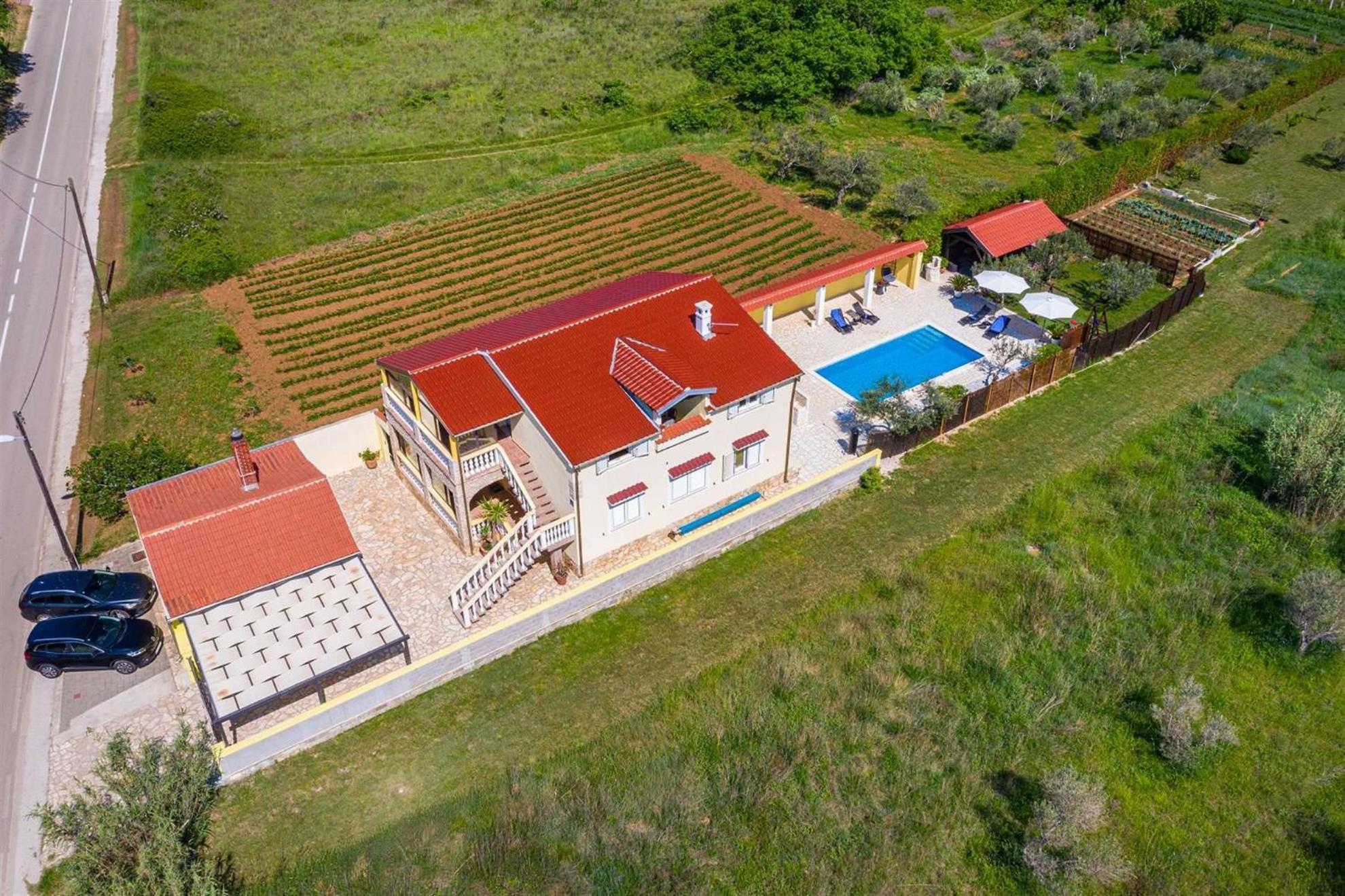 פריבלאקה Apartment House Simoni With Pool, Zadar County מראה חיצוני תמונה
